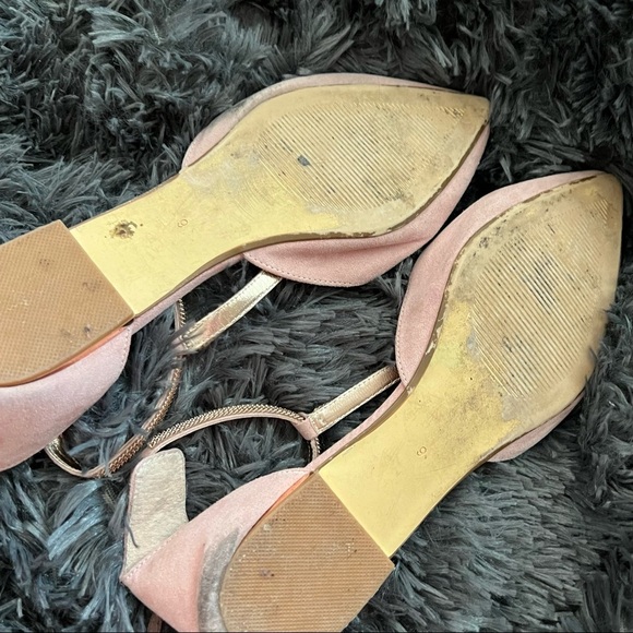 Guess Pink Pointed Flat with Chain - Picture 4 of 4